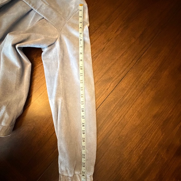 Liz Claiborne Women's Soft Blue/Periwinkle Suede Leather Jacket, Size XL - Picture 6 of 16